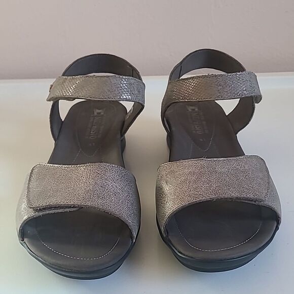 Mephisto Pattie Comfort Sandal Taupe Gold Size 41 - Picture 3 of 16